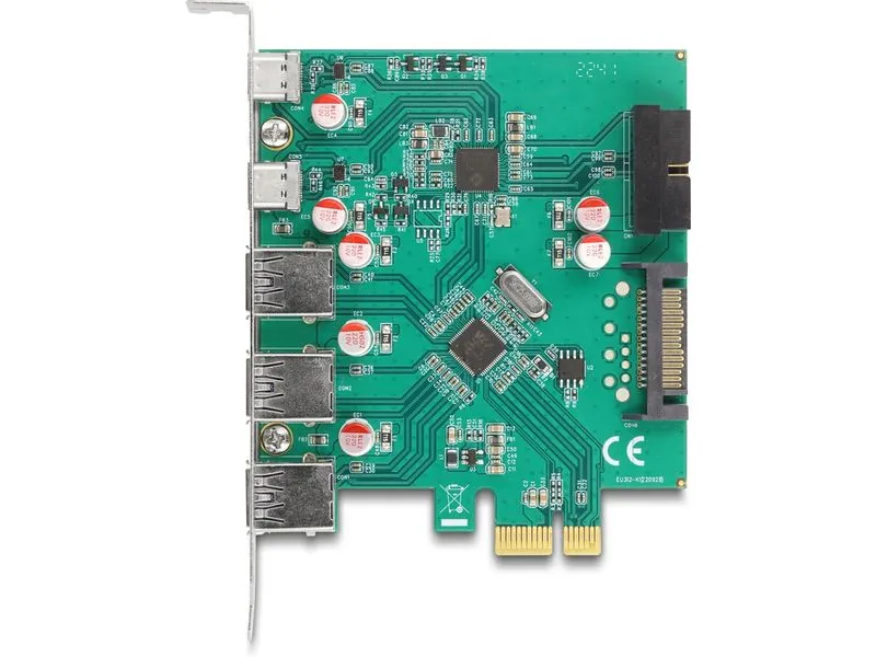 Delock PCI-Express-Karte 3x USB-A 3.0 / 2x USB-C 3.0 Delock PCI-Express-Karte 3x USB-A 3.0 / 2x USB-C 3.0