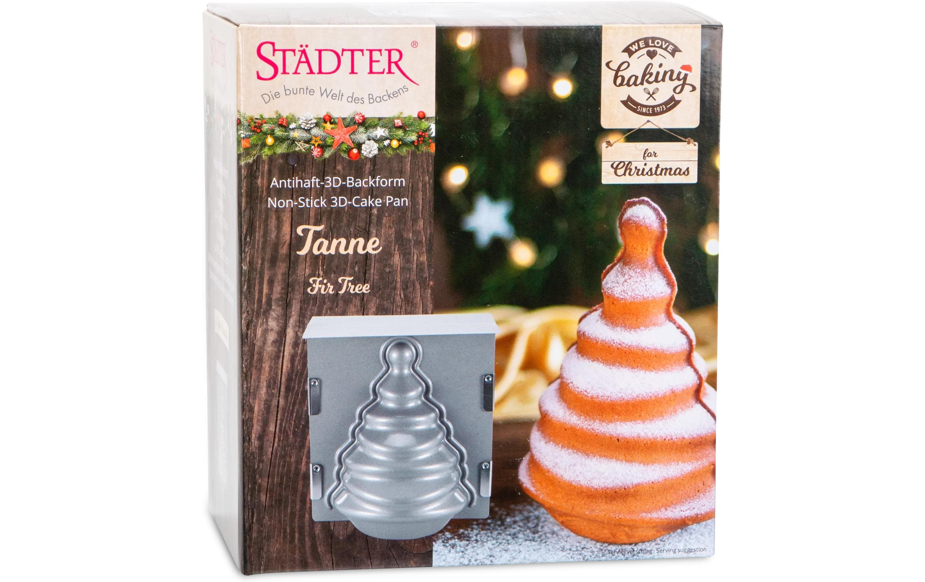 Städter Cake-Backform 3D Tannenbaum 19 x 21 x 13 cm