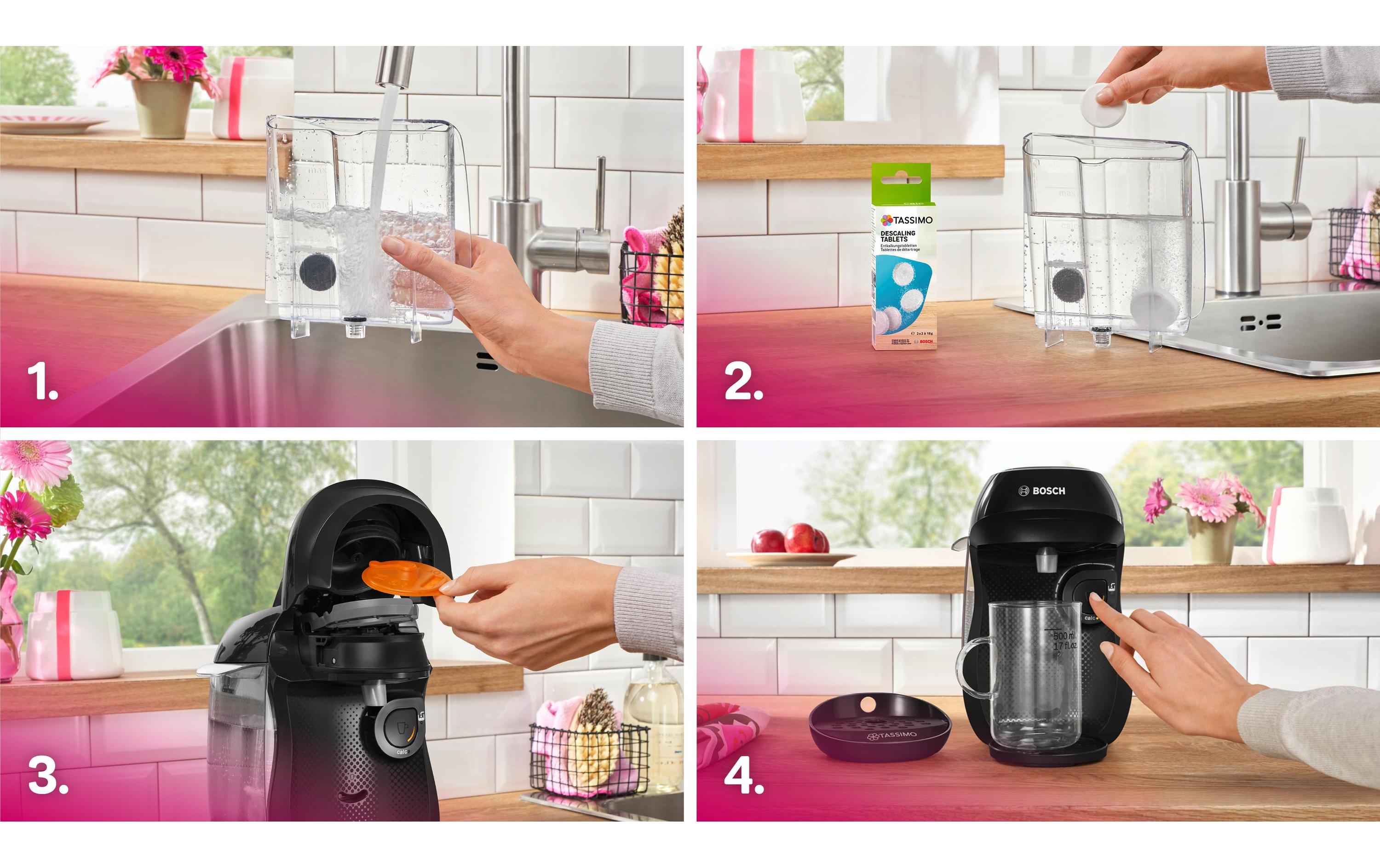 TASSIMO Kapselmaschine Happy friendly Schwarz TASSIMO Kapselmaschine Happy friendly Schwarz