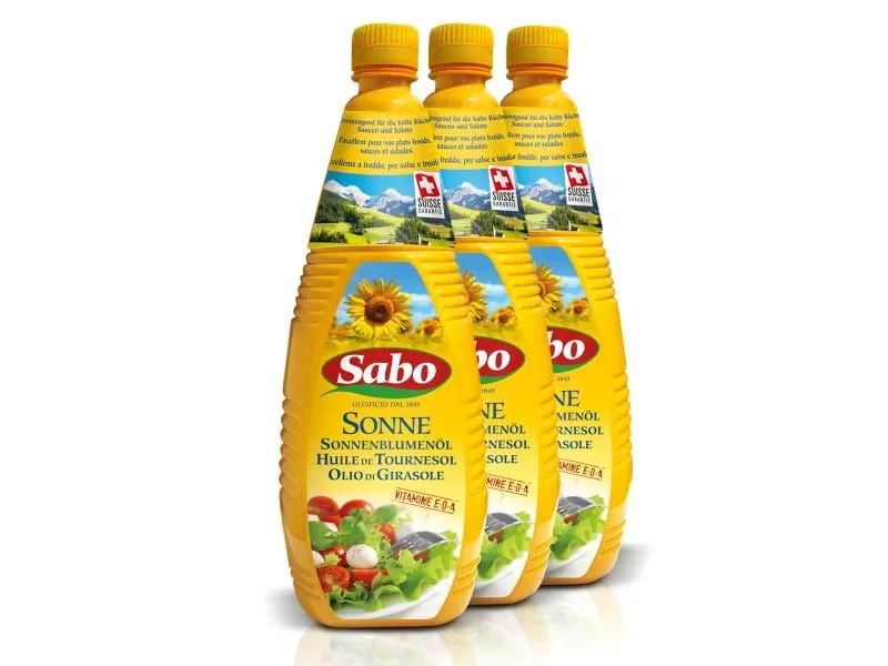 Sabo Sonnenblumenöl raffiniert Sonne 3 x 1 l