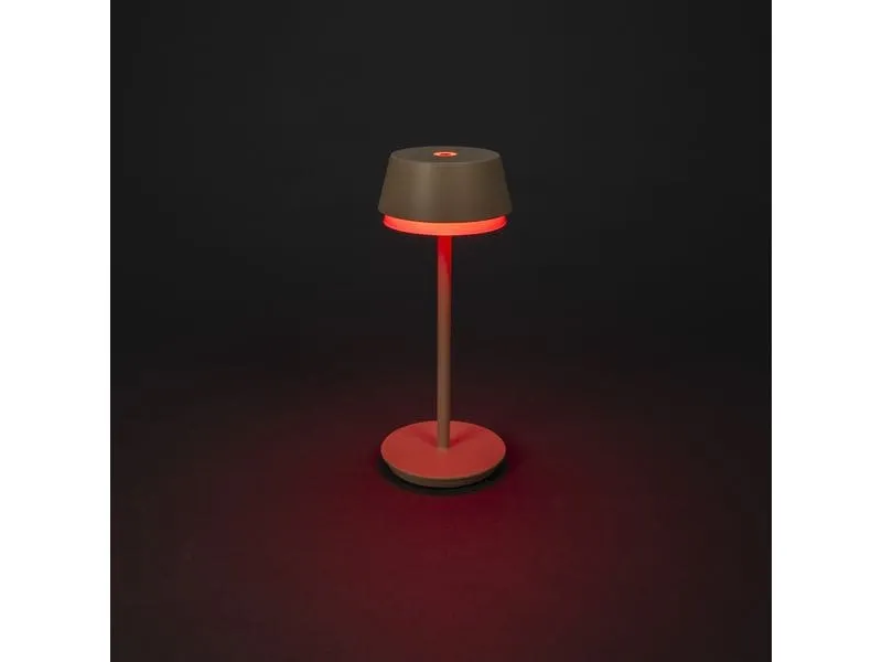 Konstsmide USB-Tischleuchte Lyon Sand, 2700-4000 K / RGB dimmbar Konstsmide USB-Tischleuchte Lyon Sand, 2700-4000 K / RGB dimmbar
