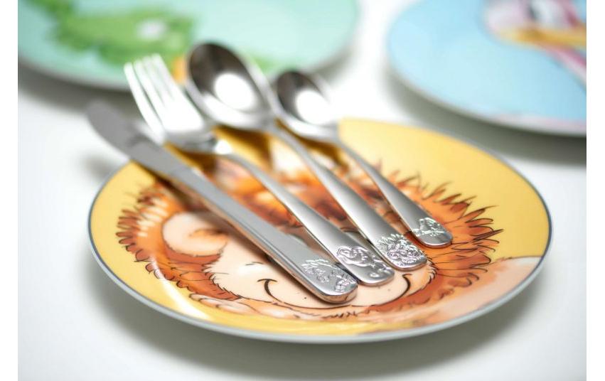 Ritzenhoff & Breker Kinderbesteckset Happy Zoo 4-teilig