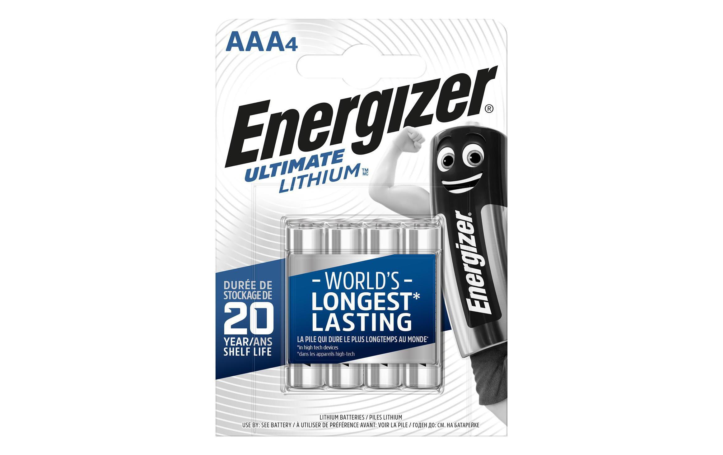 Energizer Batterie Ultimate Lithium Micro AAA 4 Stück