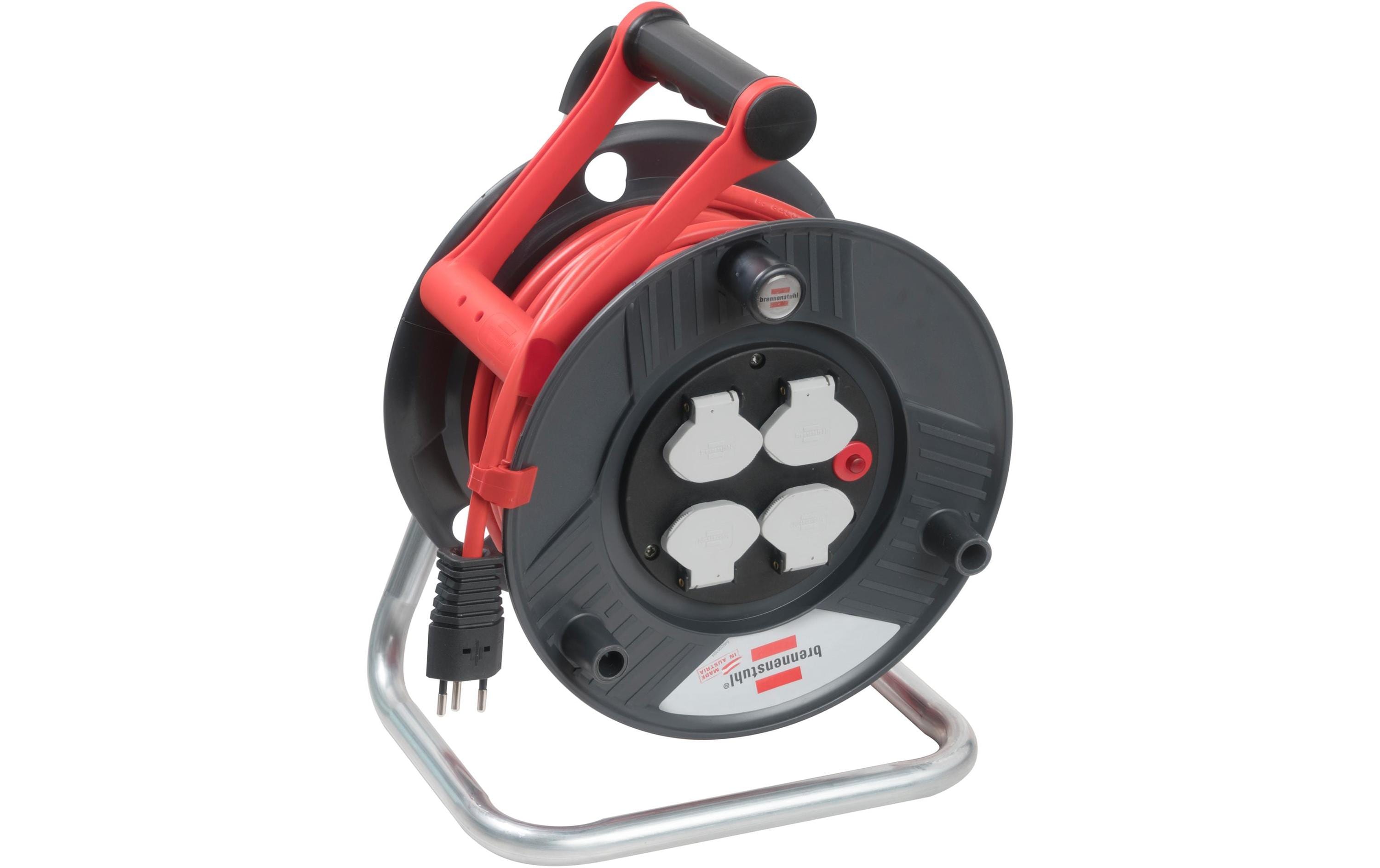 Brennenstuhl Kabelrolle Garant 25 m 4x T13, 230 V, IP20