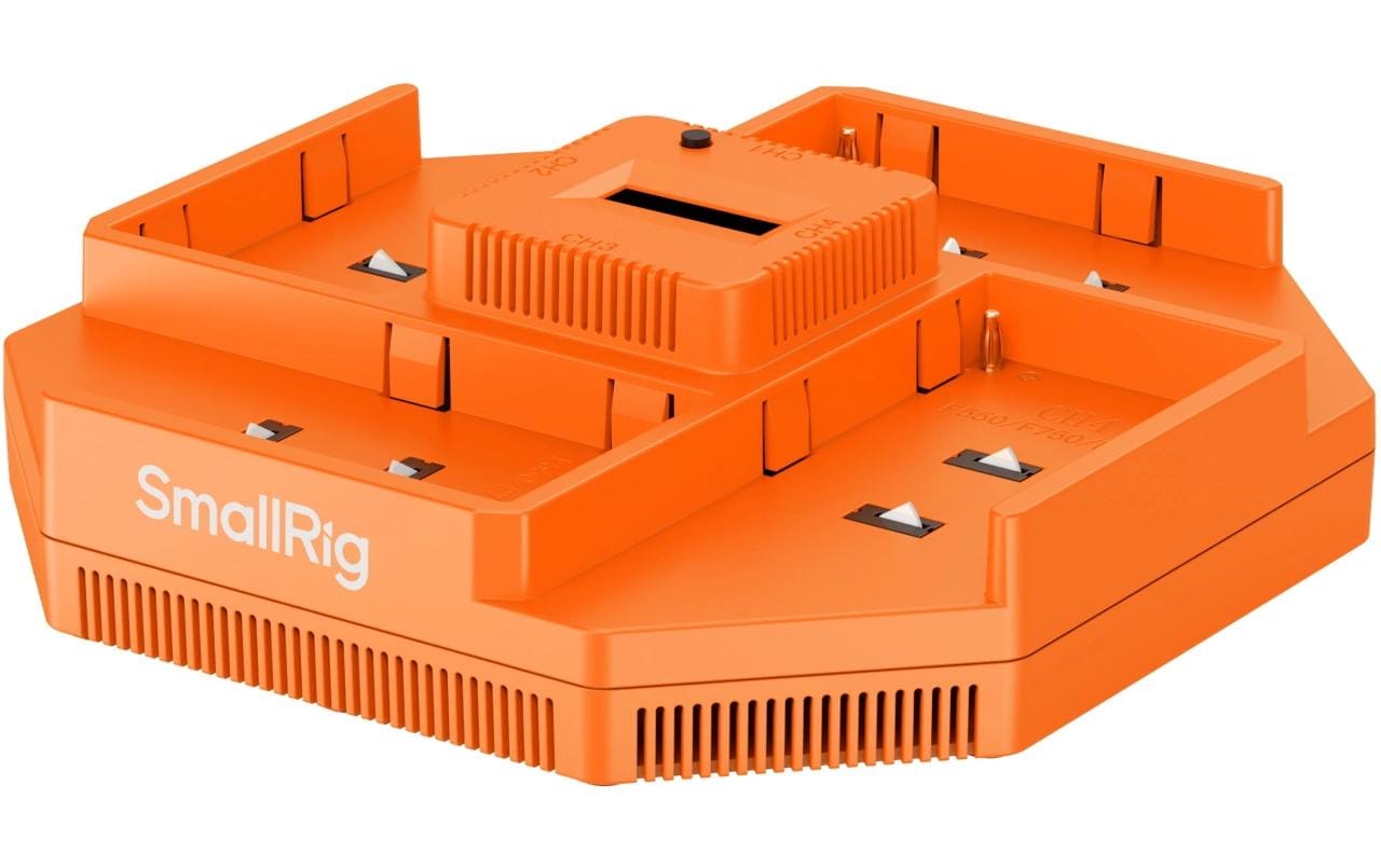 Smallrig NP-F 4-Kanal Kamera-Akkuladegerät