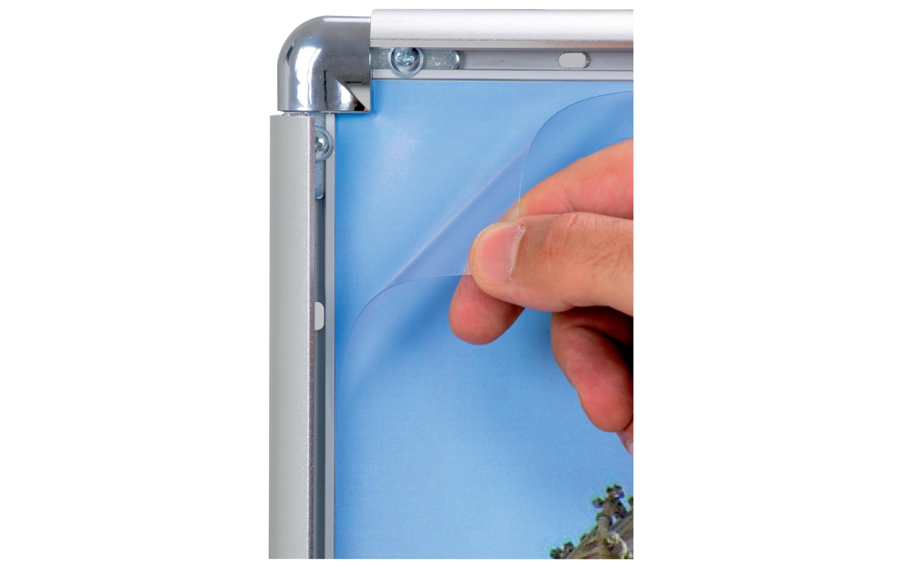 Franken Präsentationsrahmen Standard 25 mm, A4 Silber