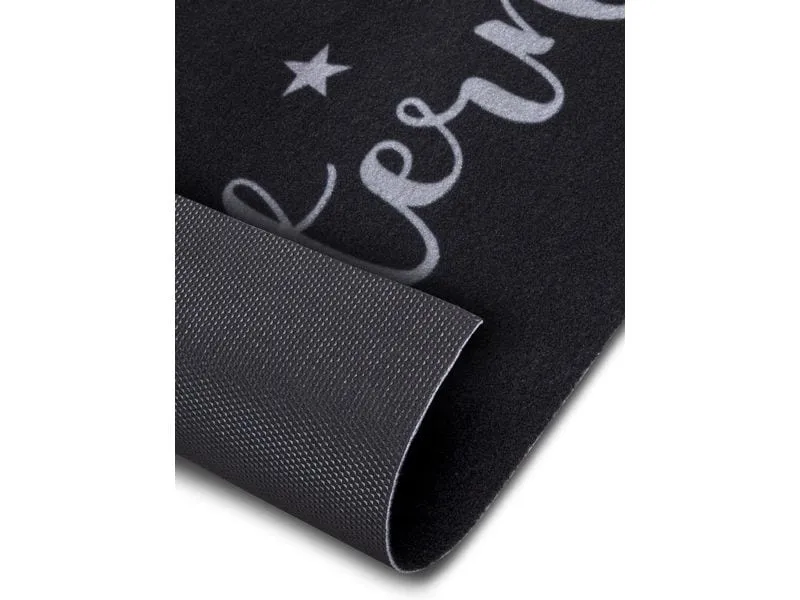 Hanse Home Teppich Sterneküche 50 cm x 150 cm, Schwarz/Weiss