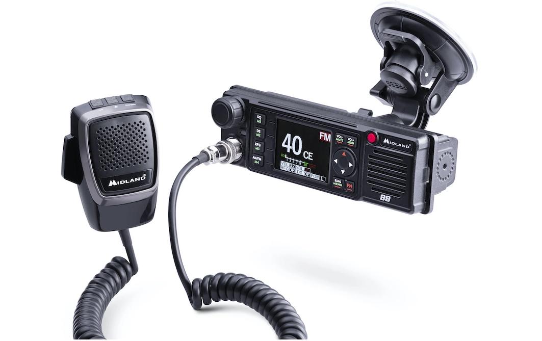 Midland CB Funkgerät M88 12 V / 24 V AM FM 27 MHz