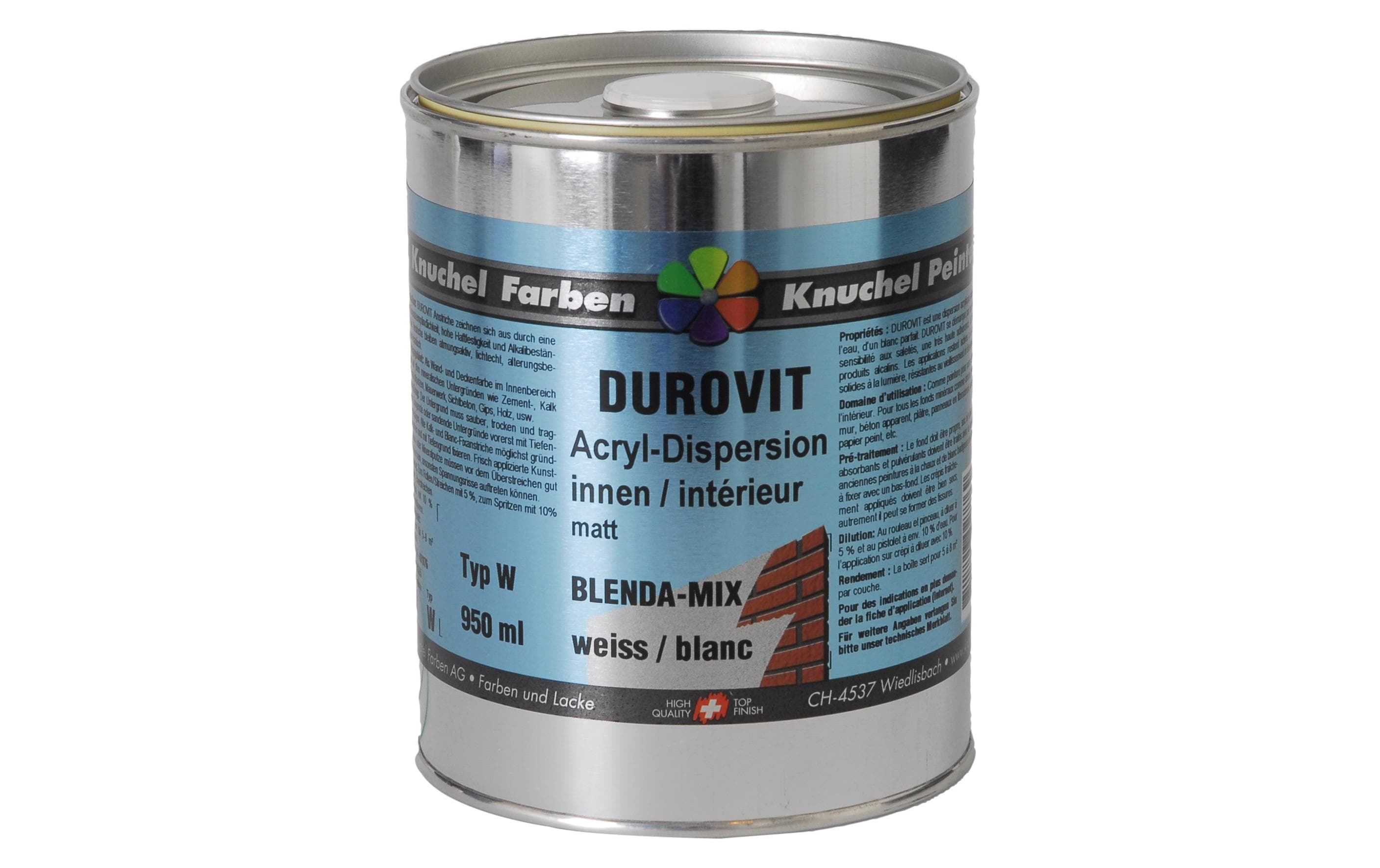 Knuchel Innendispersion Durovit-Mix 1 l Weiss