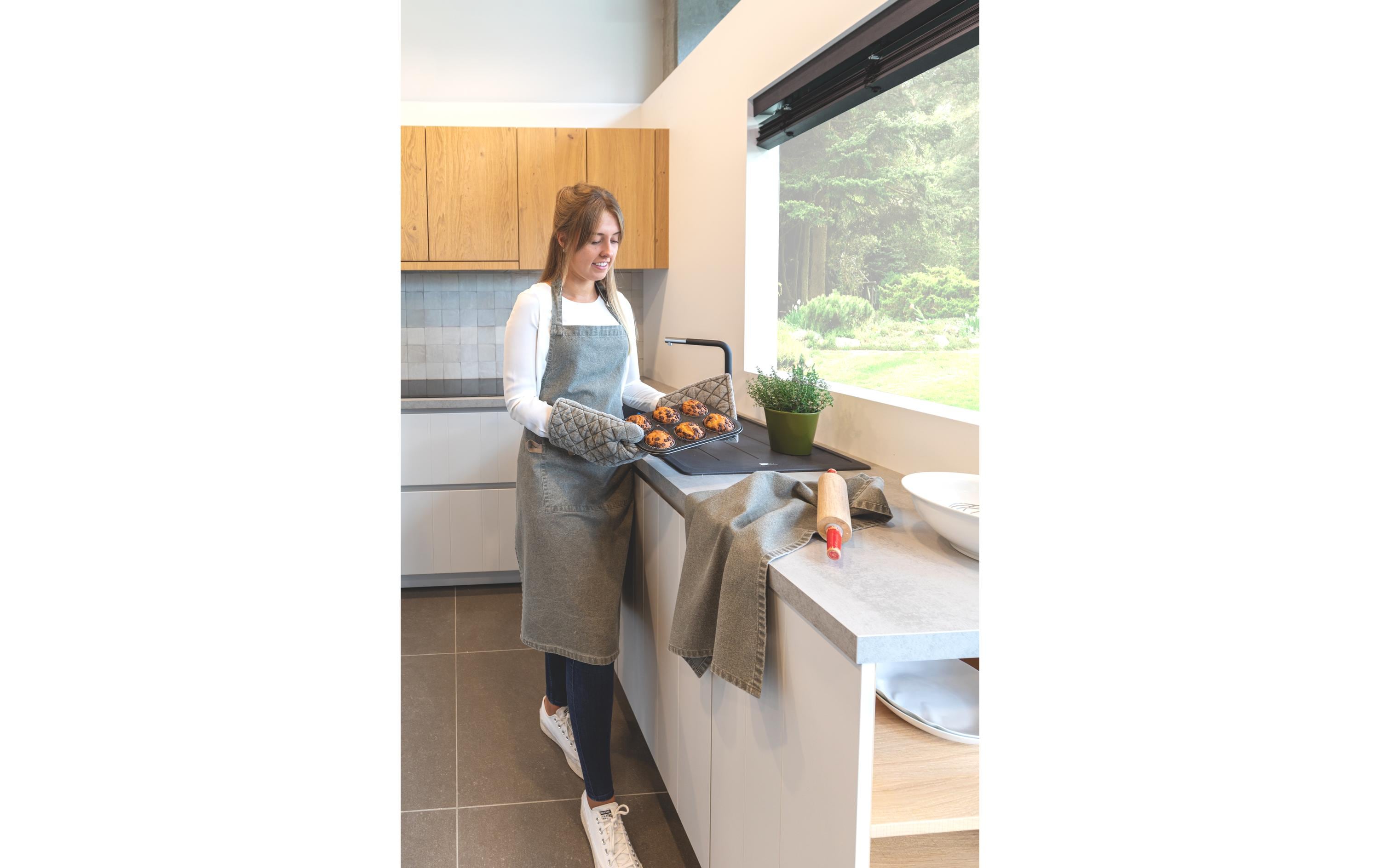 Tiseco Ofenhandschuh Myrna Anthrazit Tiseco Ofenhandschuh Myrna Anthrazit