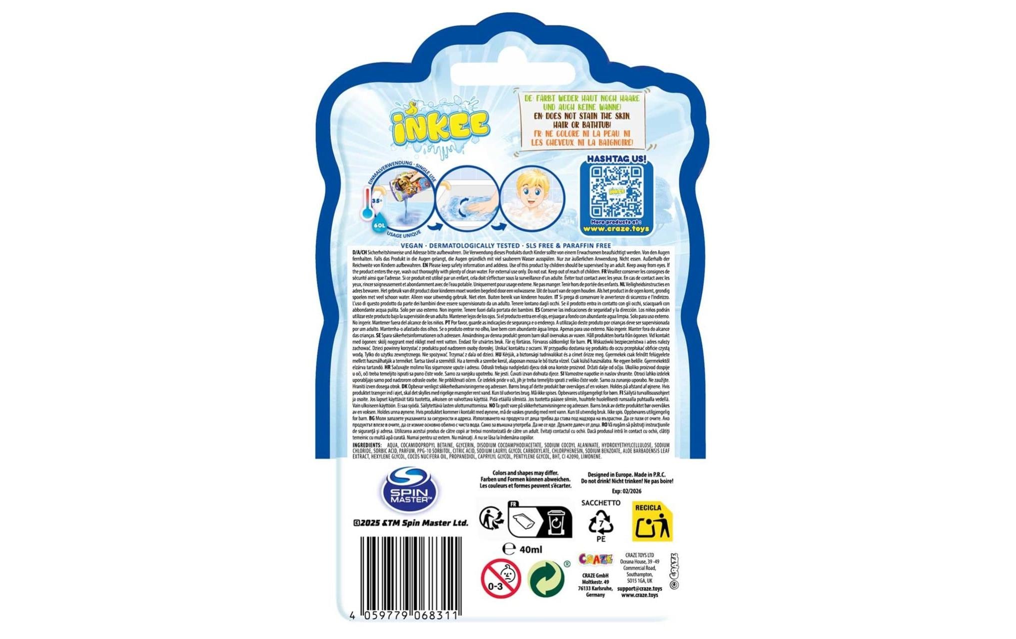 Craze Schaumbad Paw Patrol 1 Stück