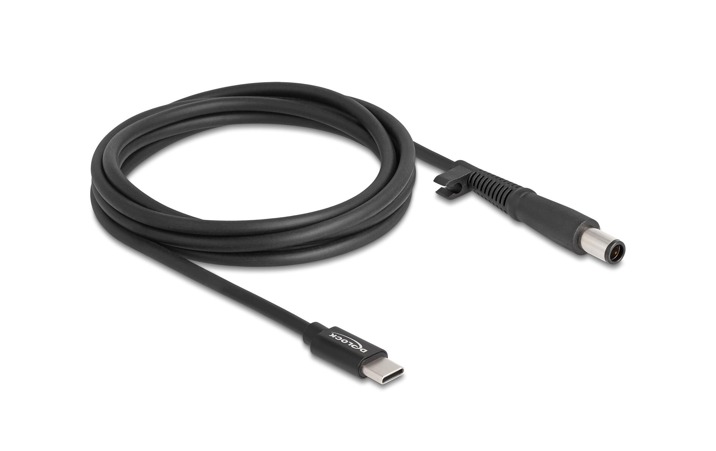 Delock Ladekabel USB-C zu HP 7.4 x 5.0 mm Stecker 1.5 m