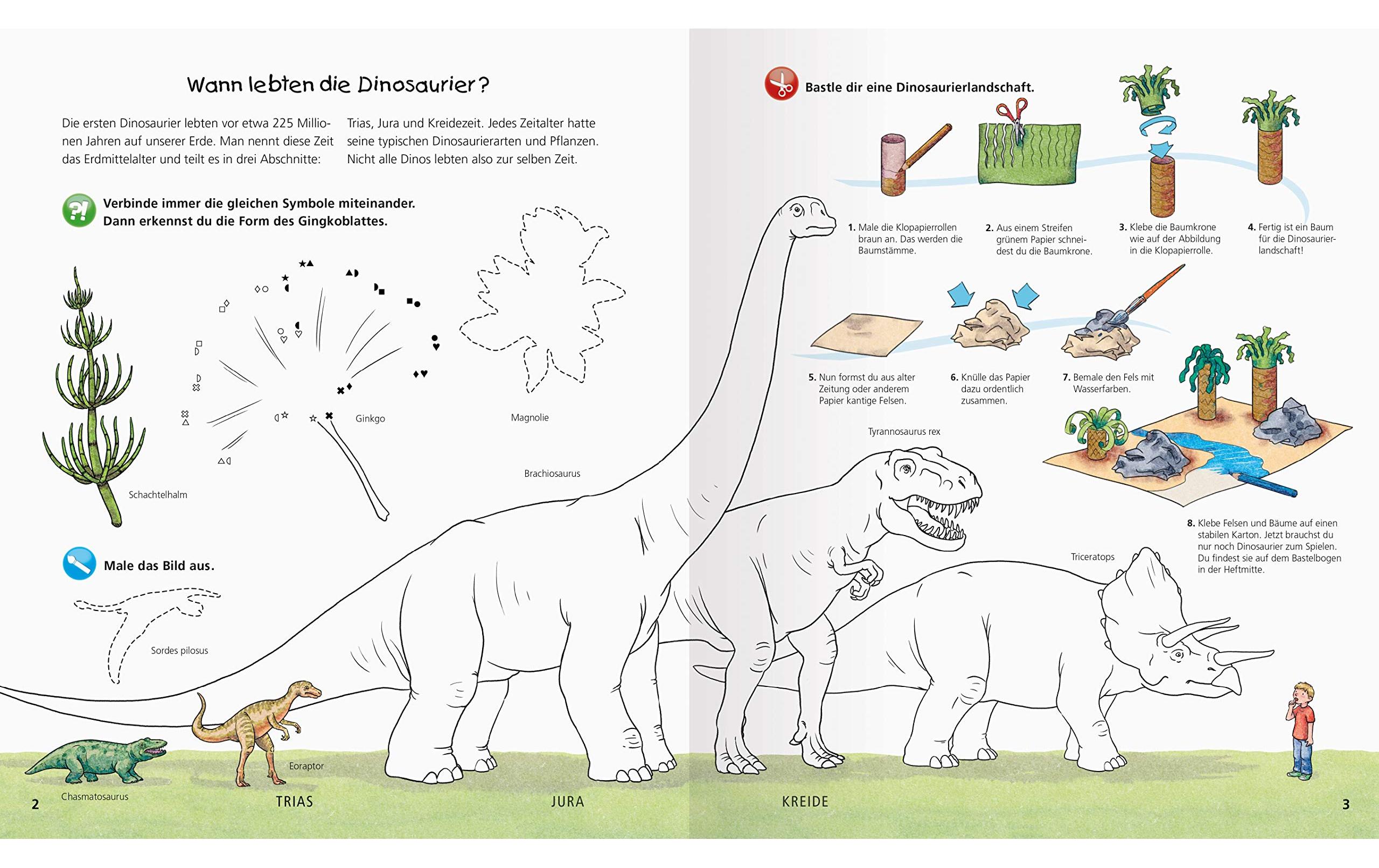 Ravensburger Kinder-Sachbuch WWW aktiv-Heft Dinosaurier