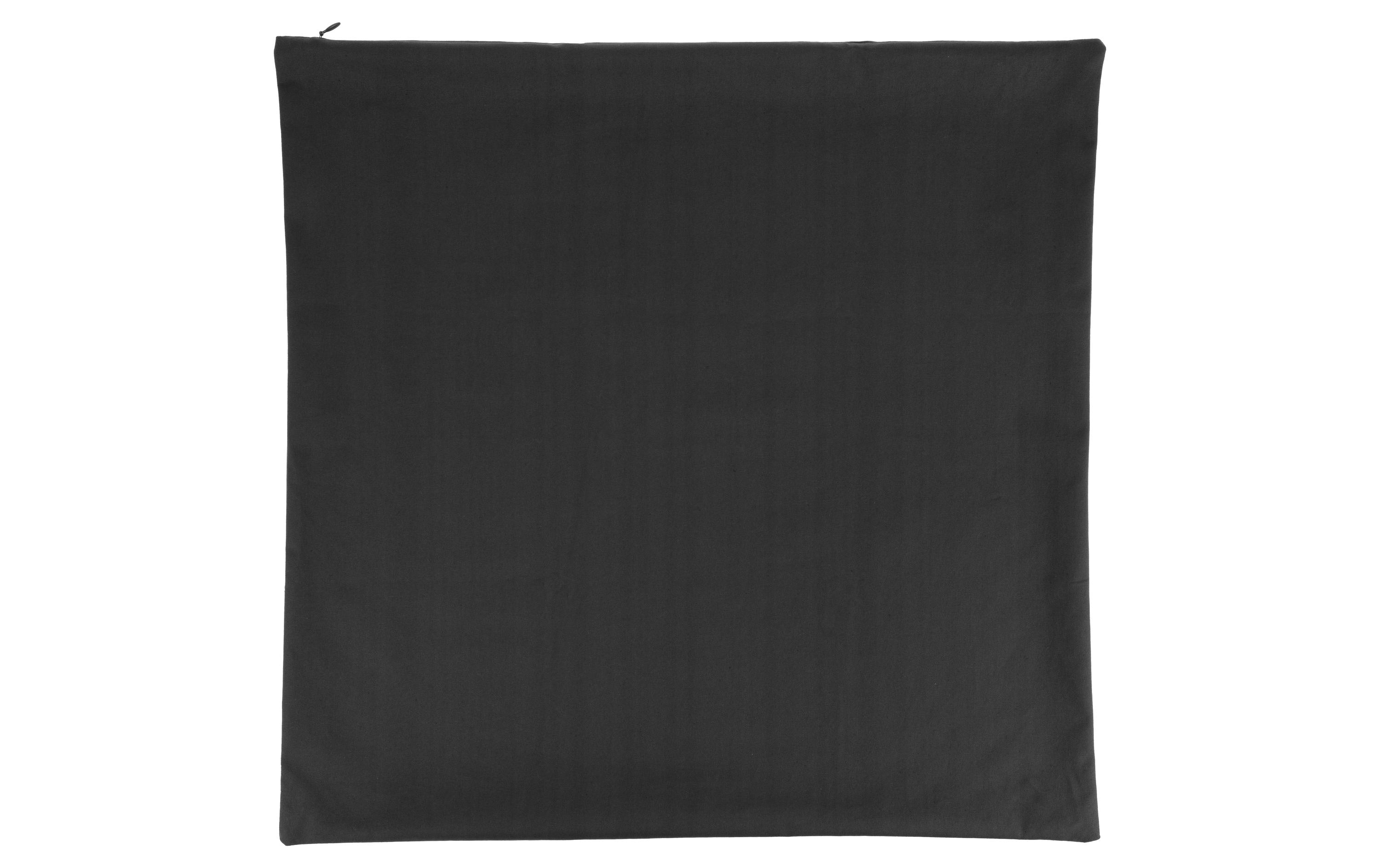 COCON Kissenbezug Canvas 60 x 60 cm, Anthrazit