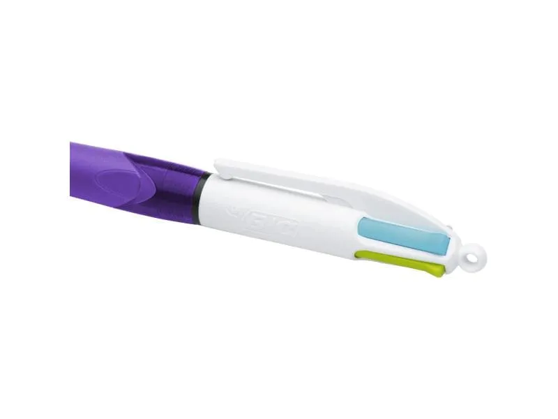 BIC Mehrfarbenkugelschreiber 4 Colours Grip Fun 0.4 mm, 1 Stück BIC Mehrfarbenkugelschreiber 4 Colours Grip Fun 0.4 mm, 1 Stück