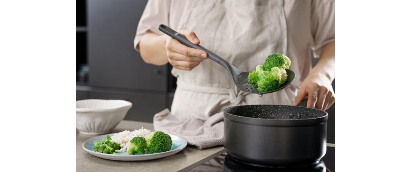 Zyliss Schöpflöffel Blanchierheber Grau/Schwarz