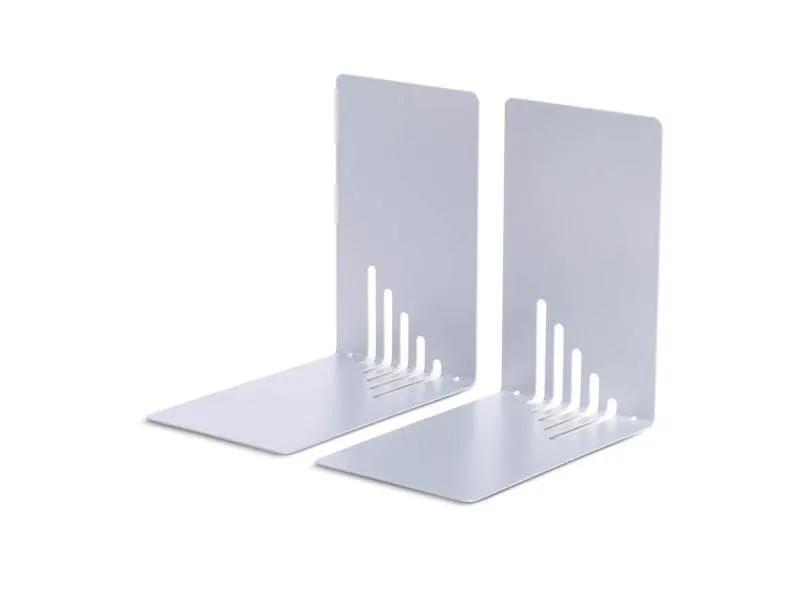 Maul Buchstützen-Set S Silber, Metall Maul Buchstützen-Set S Silber, Metall