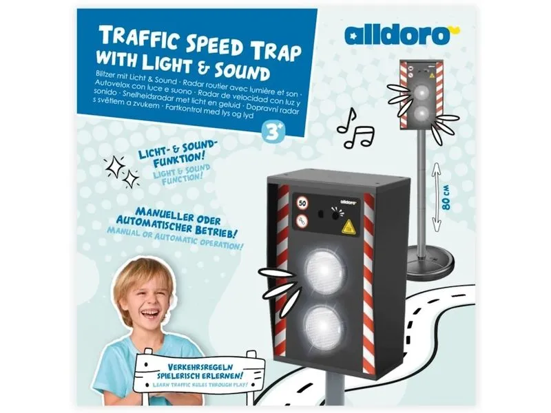 alldoro Spielzeug-Radar-Blitzgerät mit Licht- und Soundeffekt alldoro Spielzeug-Radar-Blitzgerät mit Licht- und Soundeffekt