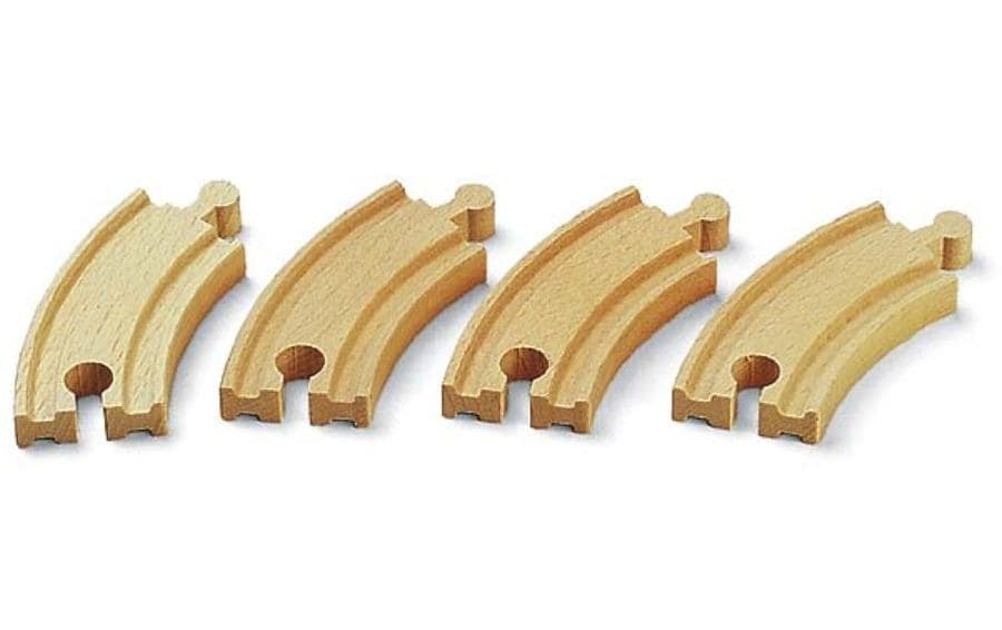 BRIO Eisenbahn Kurze gebogene Gleise BRIO Eisenbahn Kurze gebogene Gleise