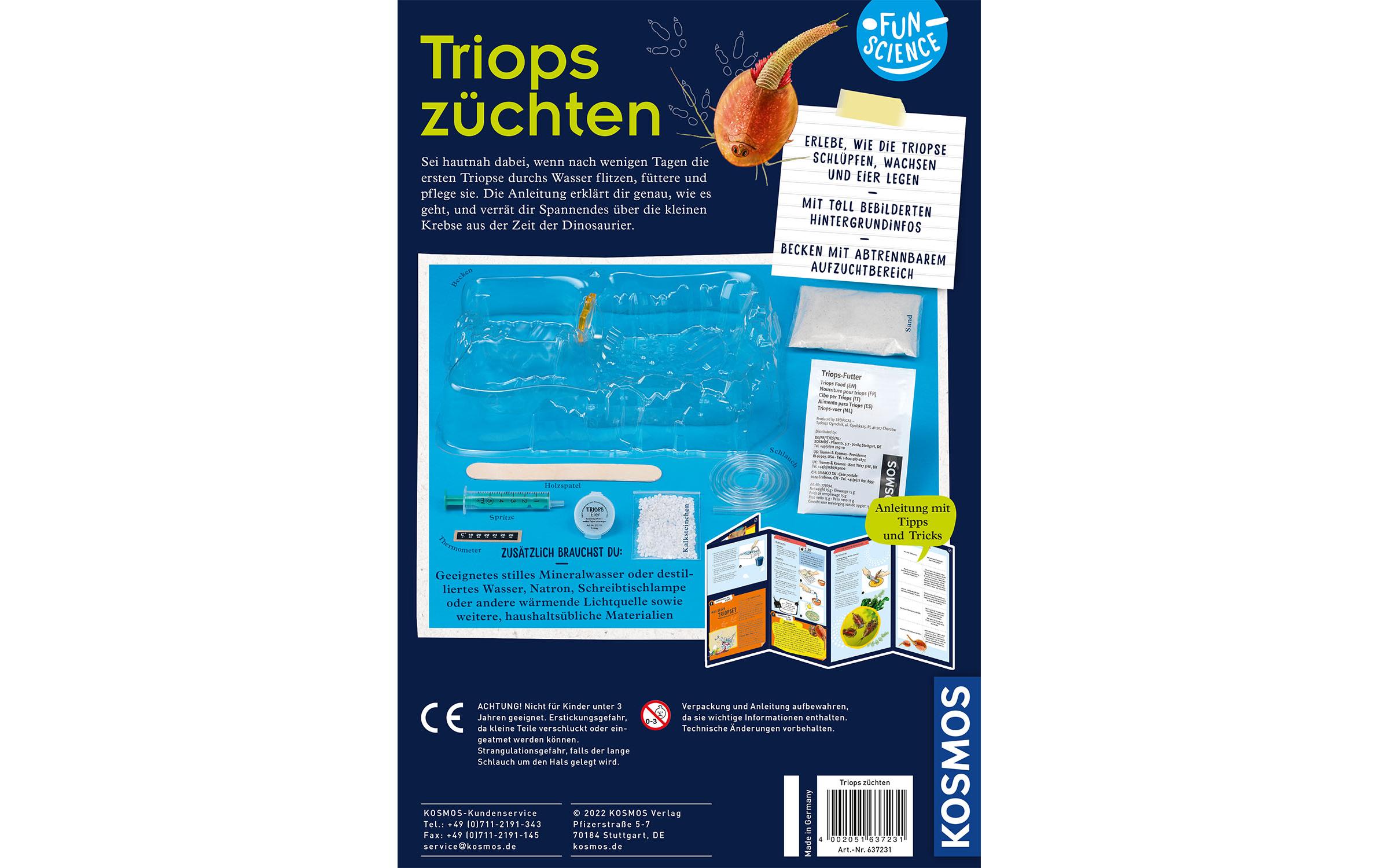 Kosmos Experimentierkasten Fun Science – Triops züchten Kosmos Experimentierkasten Fun Science – Triops züchten