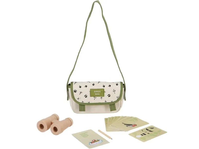 Esschert Design Entdecker-Tasche Vögel Stoff Esschert Design Entdecker-Tasche Vögel Stoff