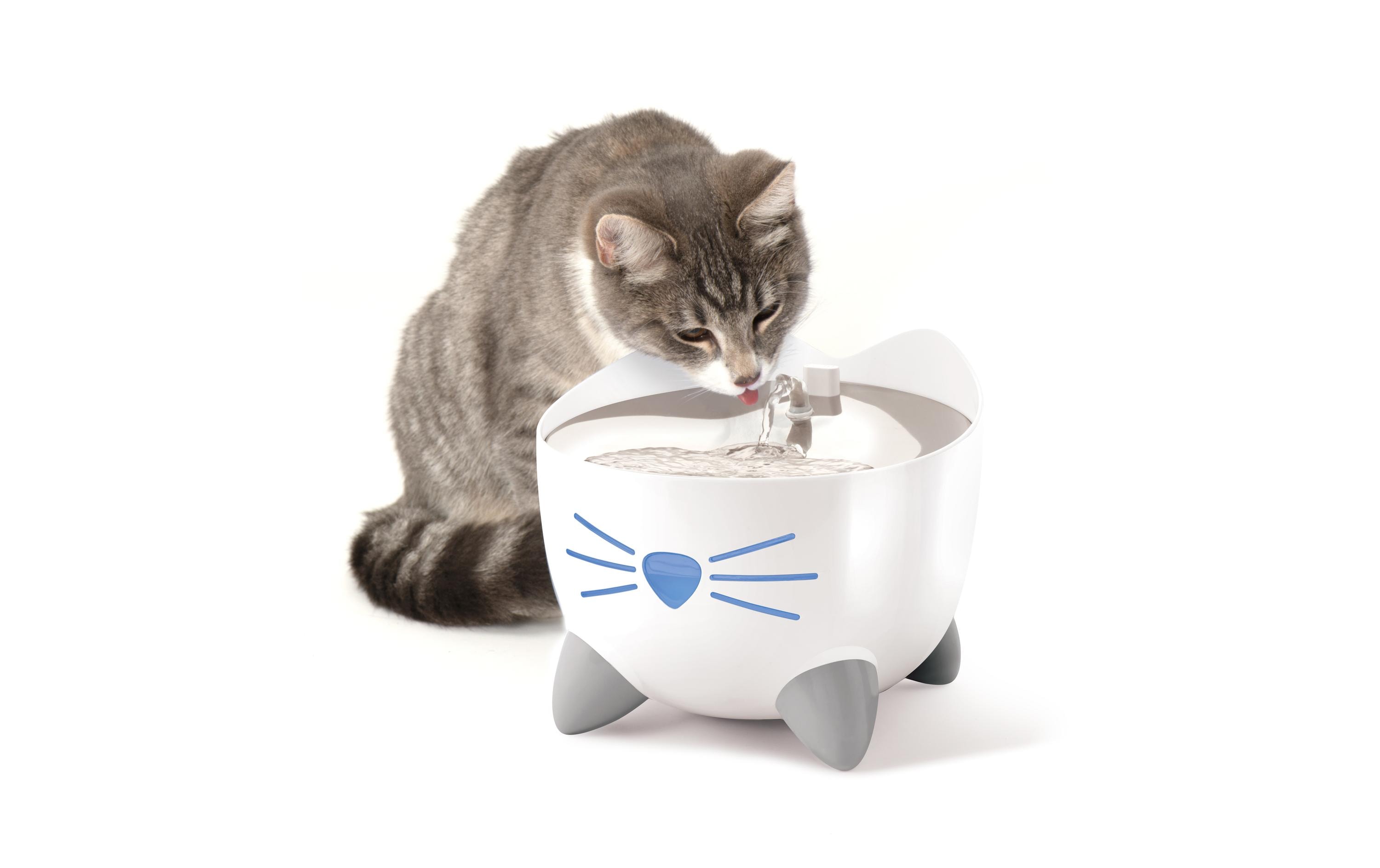 Catit Wasserautomat Pixi Smart Top Stahl, 2 l