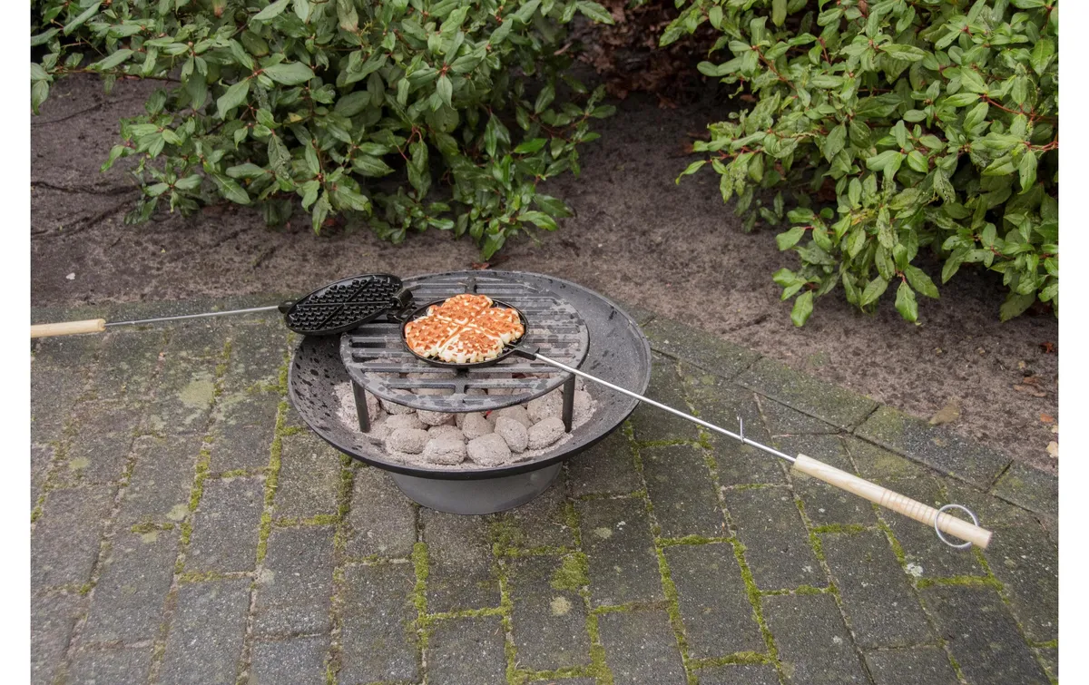 Esschert Design Grill-Waffeleisen, Ø 17.5 Esschert Design Grill-Waffeleisen, Ø 17.5