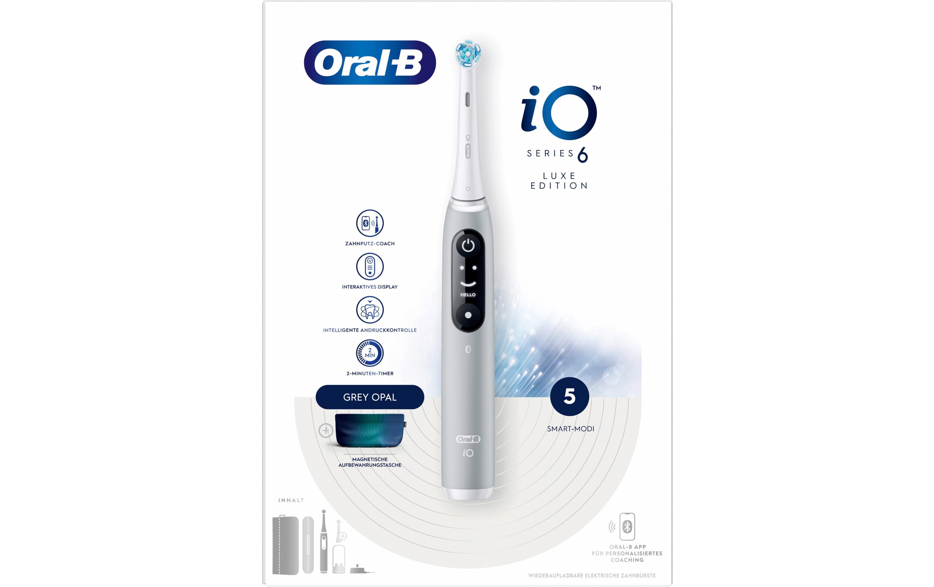 Oral-B Elektrische Zahnbürste iO Series6 Grey Opal Oral-B Elektrische Zahnbürste iO Series6 Grey Opal