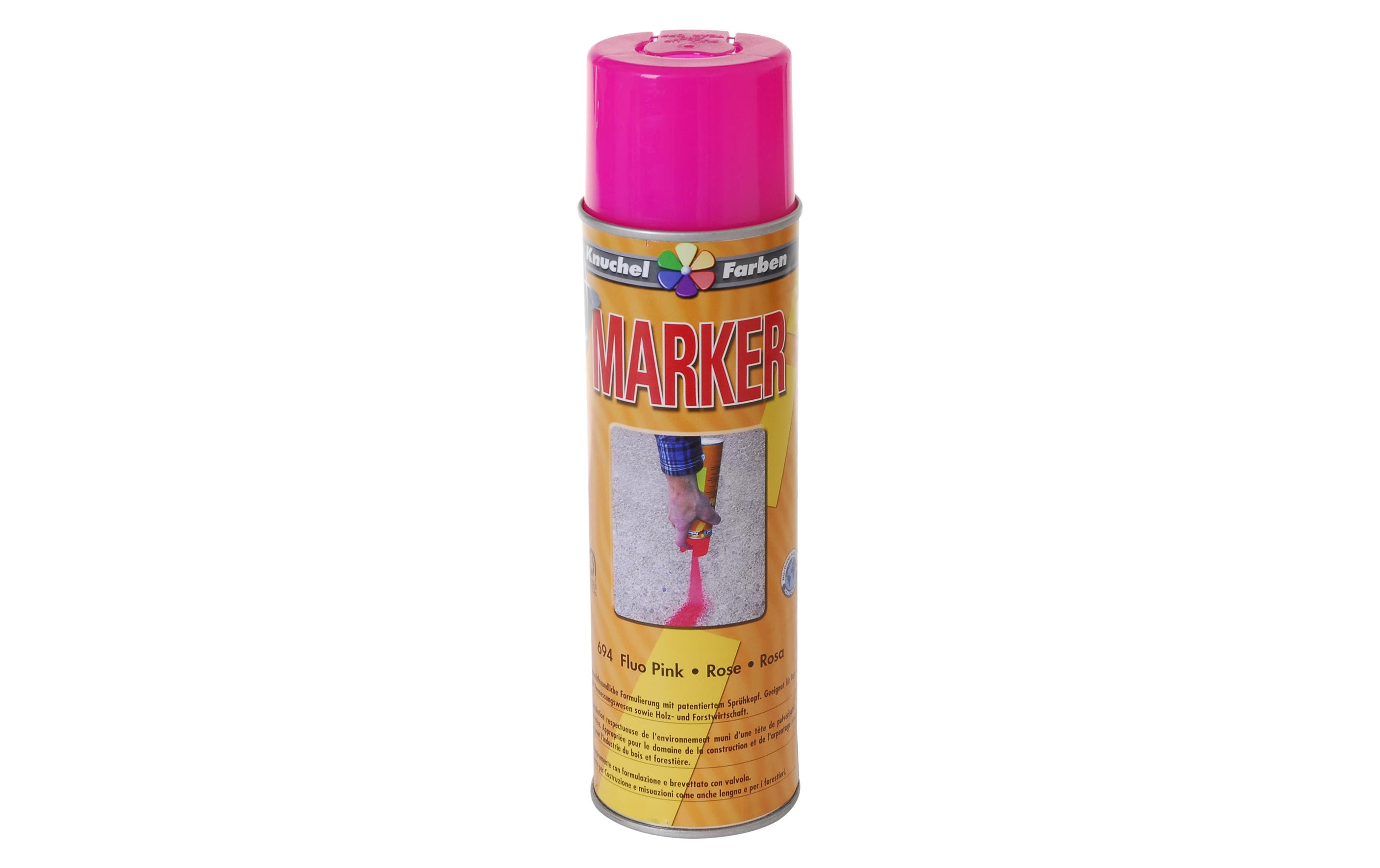 Knuchel Markierspray Marker 500 ml Pink fluoreszent Knuchel Markierspray Marker 500 ml Pink fluoreszent