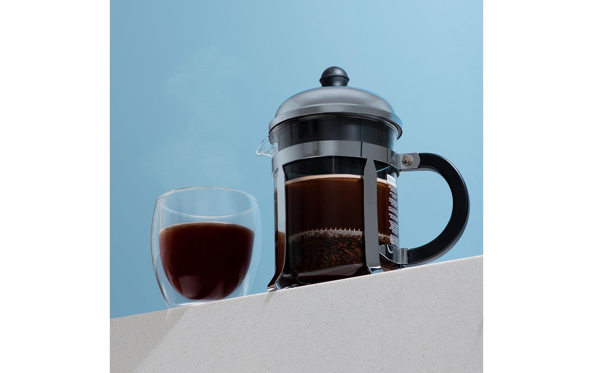 Bodum Kaffeebereiter Chambord Verchromt, Schwarz, 0.5 l Bodum Kaffeebereiter Chambord Verchromt, Schwarz, 0.5 l