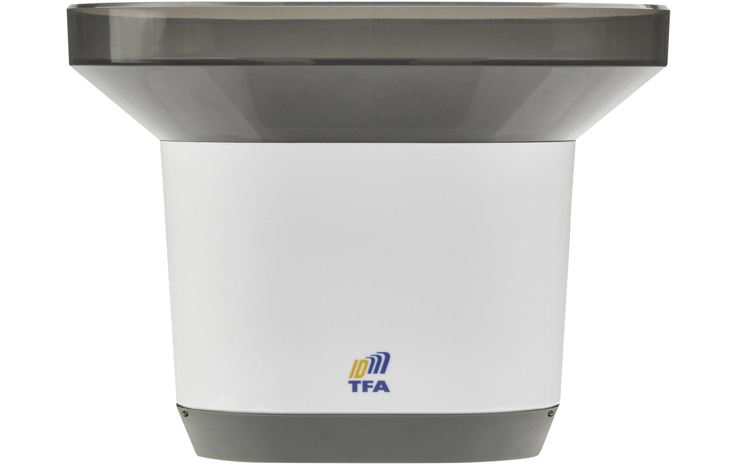 TFA Dostmann Regensensor TFA.me Sender ID-A1 Funk-Regenmesser Weiss