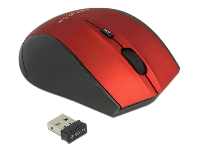 Delock Ergonomische Maus 5-Tasten kabellos Delock Ergonomische Maus 5-Tasten kabellos