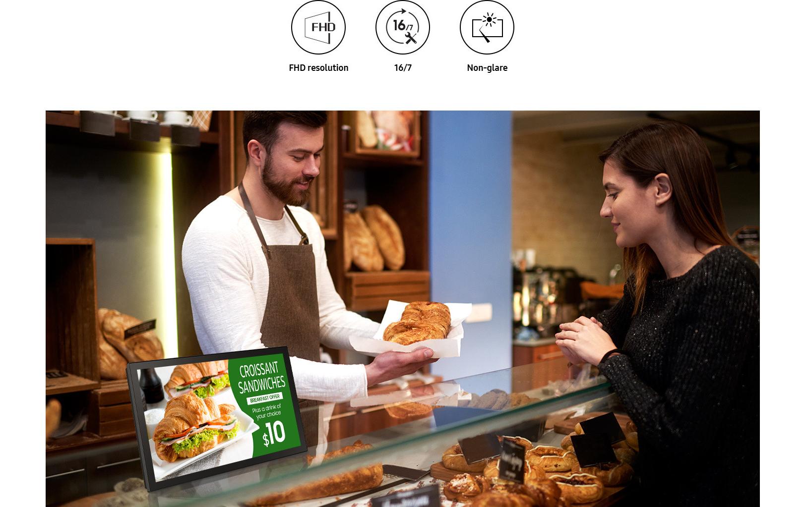 Samsung Touch Display QB13R-T II Multitouch 13 Samsung Touch Display QB13R-T II Multitouch 13