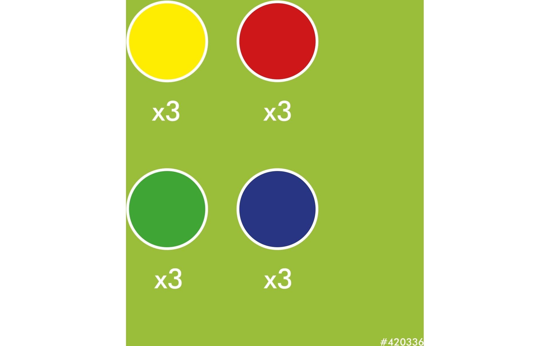 Hubelino Kugelbahn Zubehör Kugelset 12 Teile