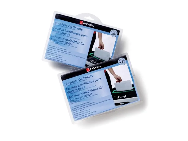 Rexel Ölpapier für Aktenvernichter 12 Stück