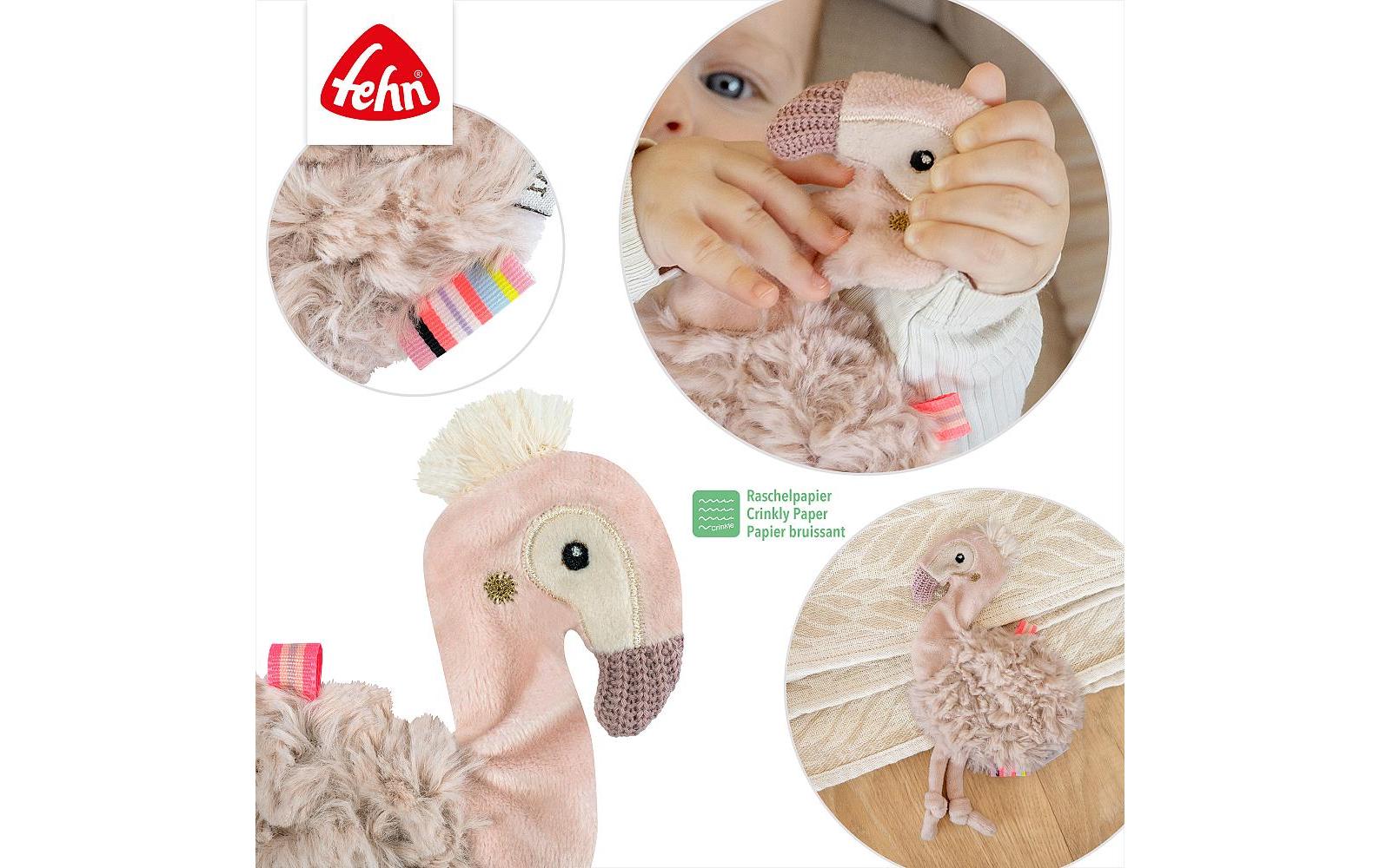 fehn Knister-Flamingo Rose