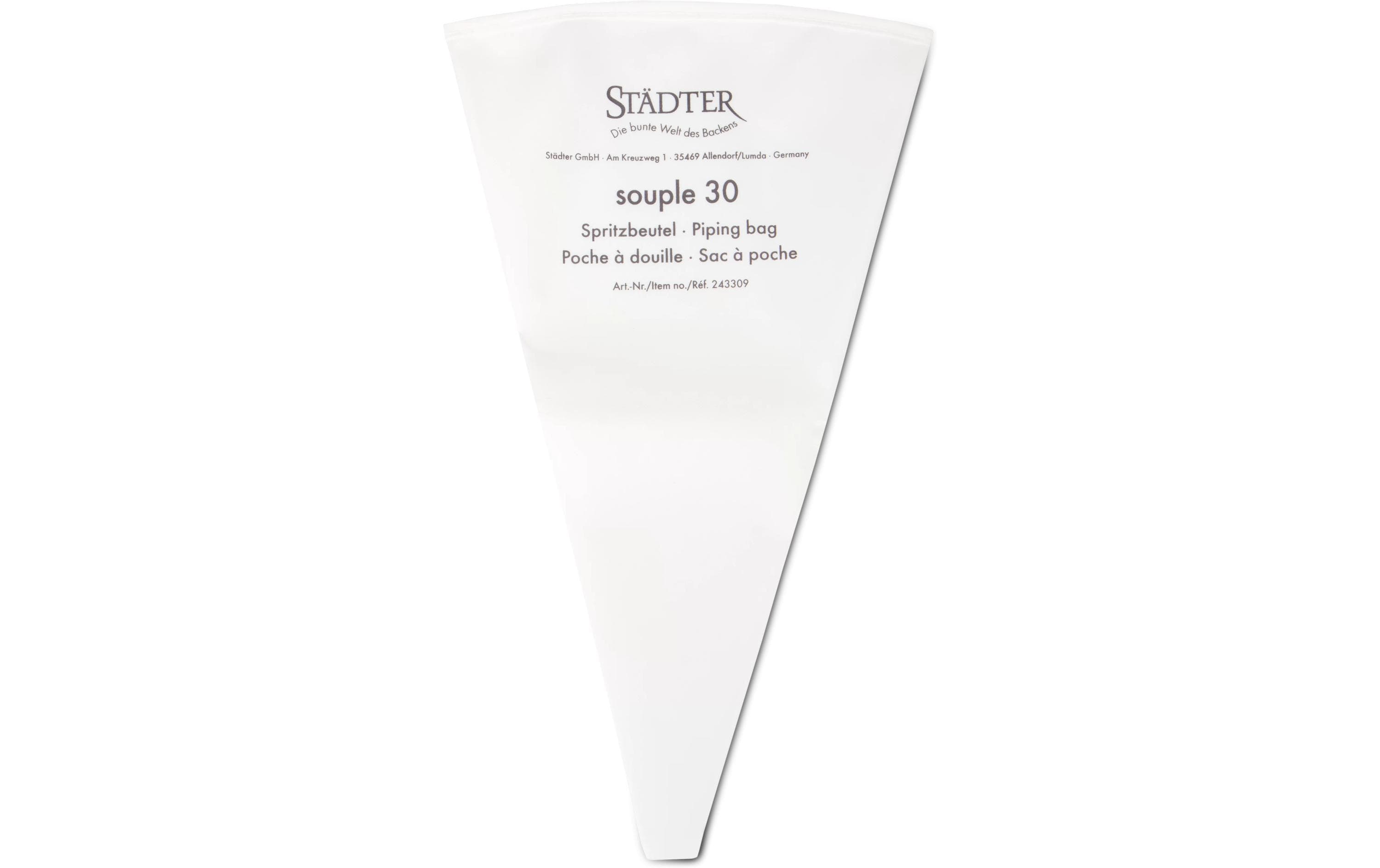 Städter Spritzbeutel Profi Souple 30 cm, Weiss