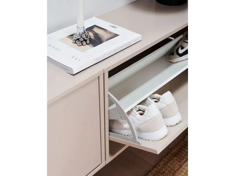 ReCollector Schuhschrank Shoe Box, 70 x 40 x 30 cm, Silver Cloud Grey