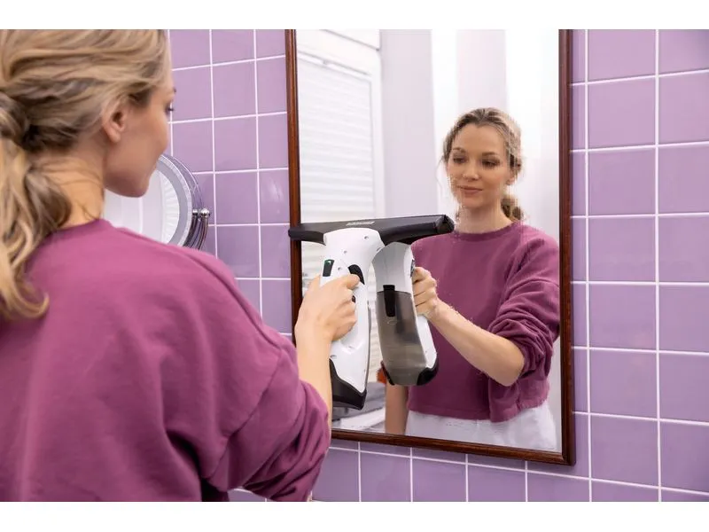 Kärcher Fenstersauger WV 2 Plus P Schwarz/Weiss Kärcher Fenstersauger WV 2 Plus P Schwarz/Weiss