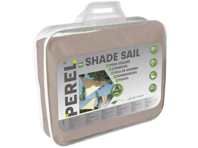 Perel Sonnensegel 5 x 5 x 5 m, Dreieck