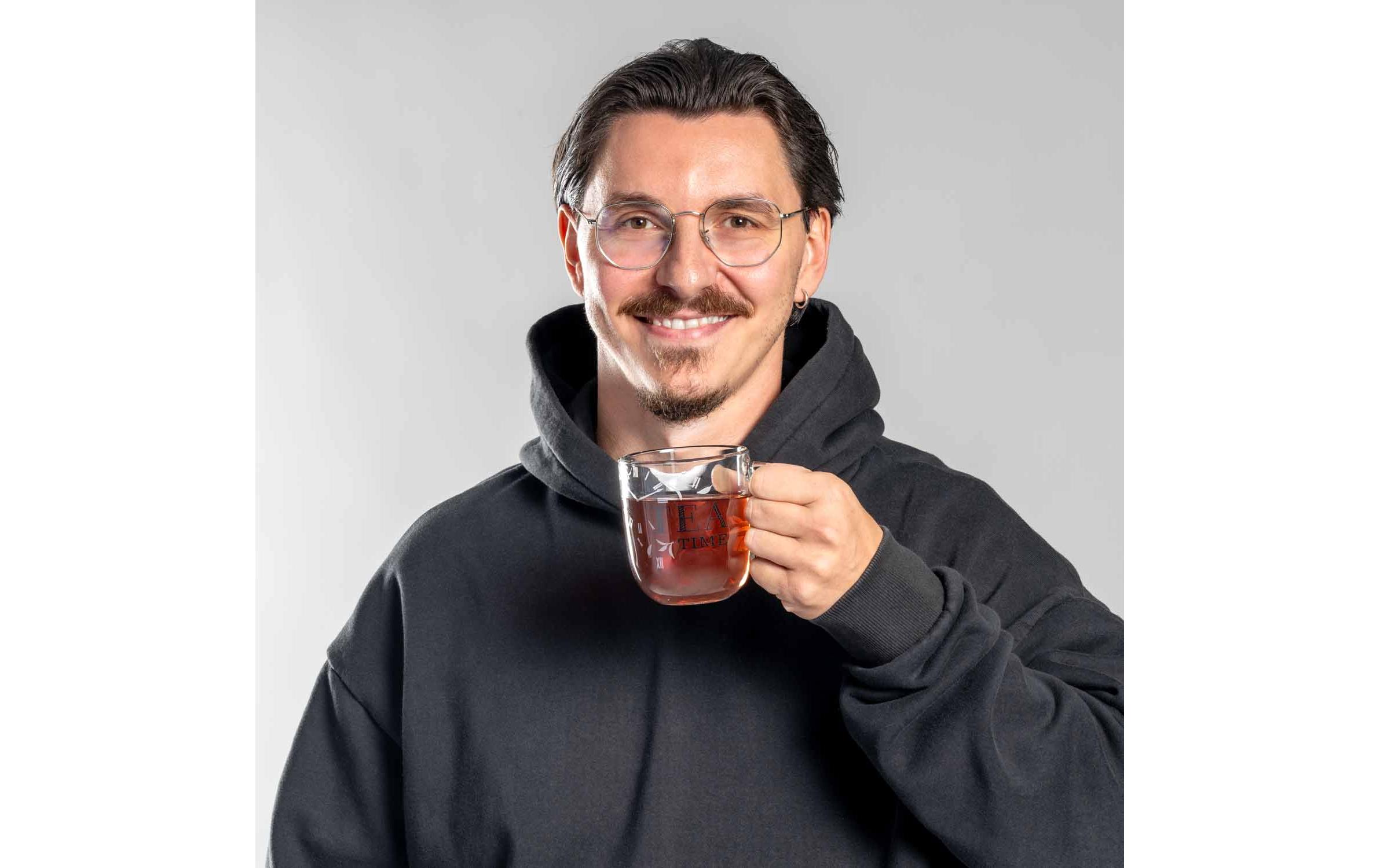 Leonardo Universaltasse Ufficio Tee Time 400 ml, 1 Stück, Transparent