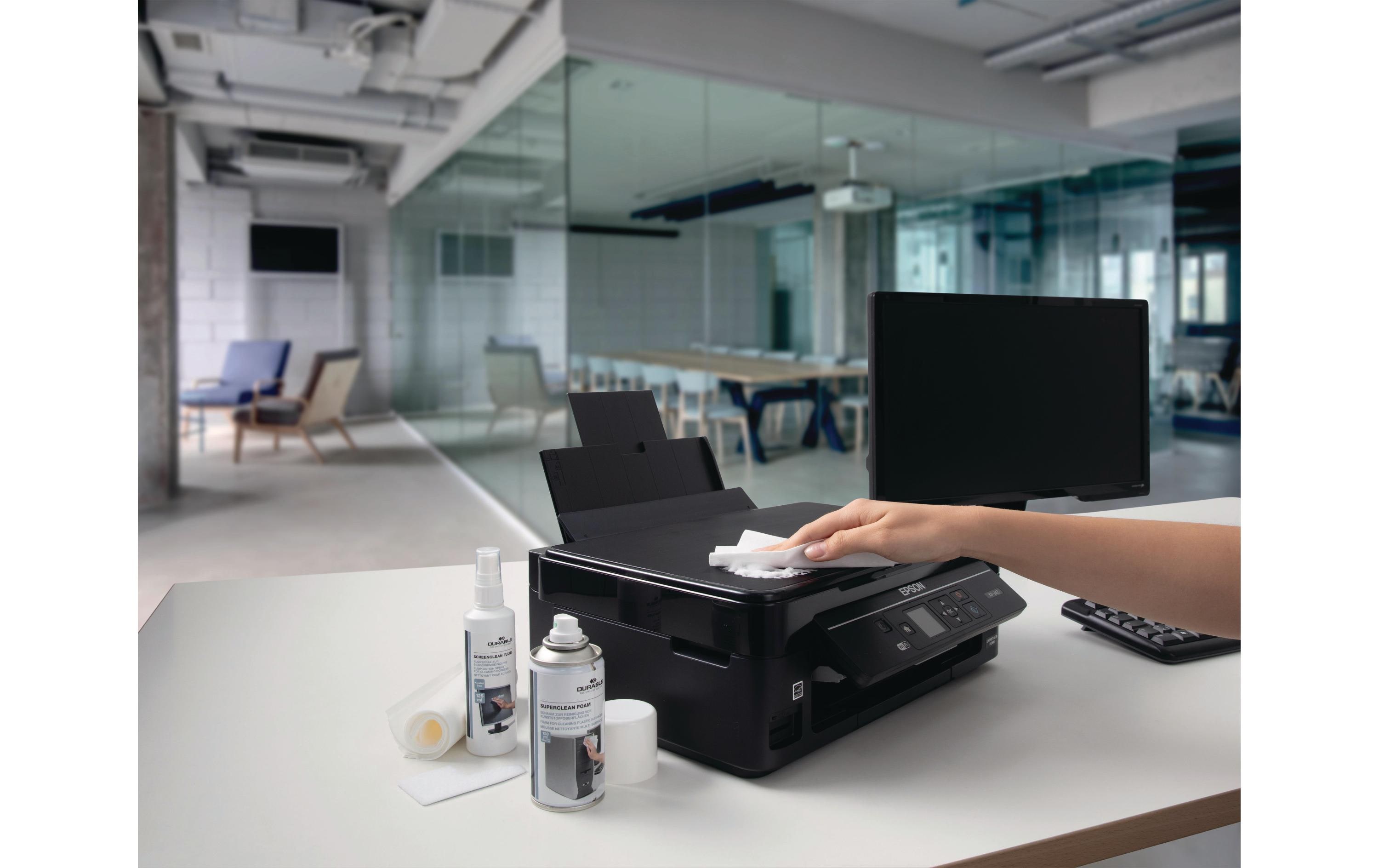 DURABLE Reinigungsspray und Tuch PC Cleaning Kit 125 ml; 150 ml