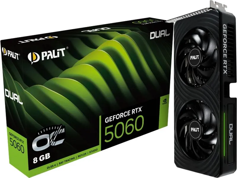 Palit Grafikkarte GeForce RTX 5060 Dual OC 8 GB