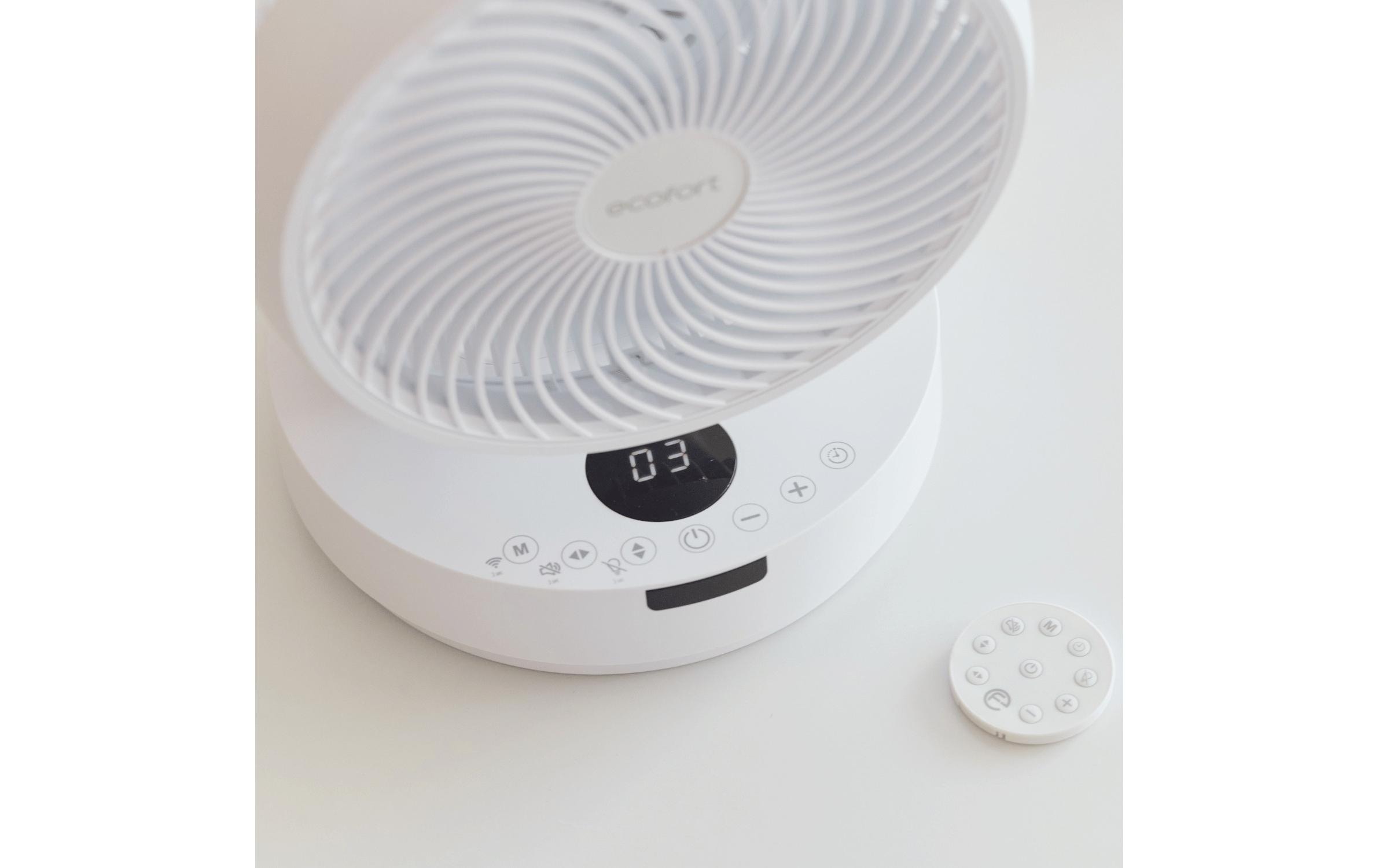 Ecofort Tischventilator ecoQ SilentAir Tavo Weiss