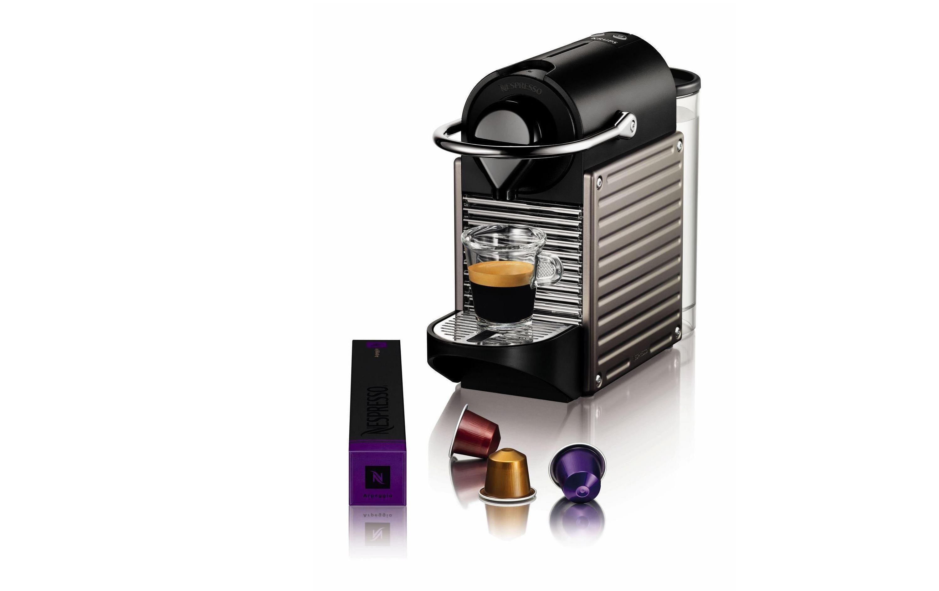 Krups Kaffeemaschine Nespresso Pixie XN304T Titanium