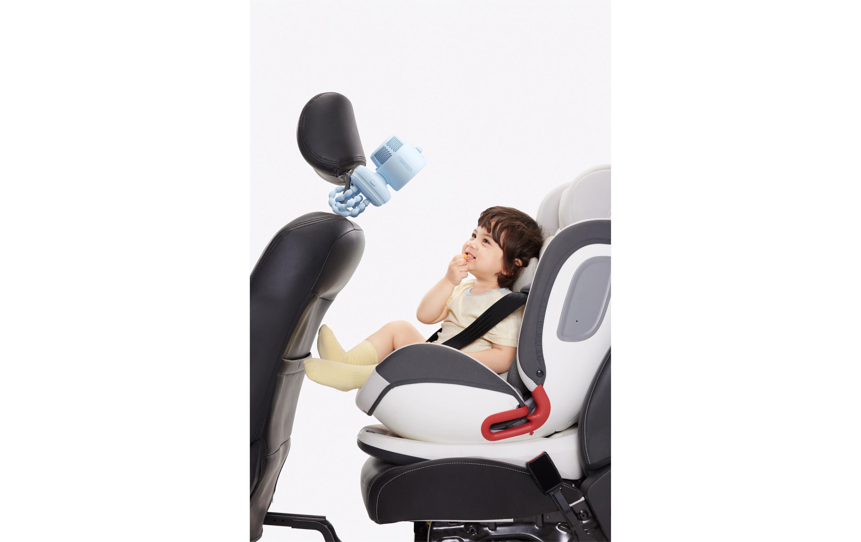Jisulife Kinderwagen Ventilator Fan 3 Blau