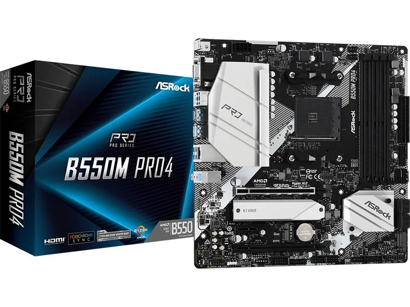 ASRock Mainboard B550M Pro4 ASRock Mainboard B550M Pro4