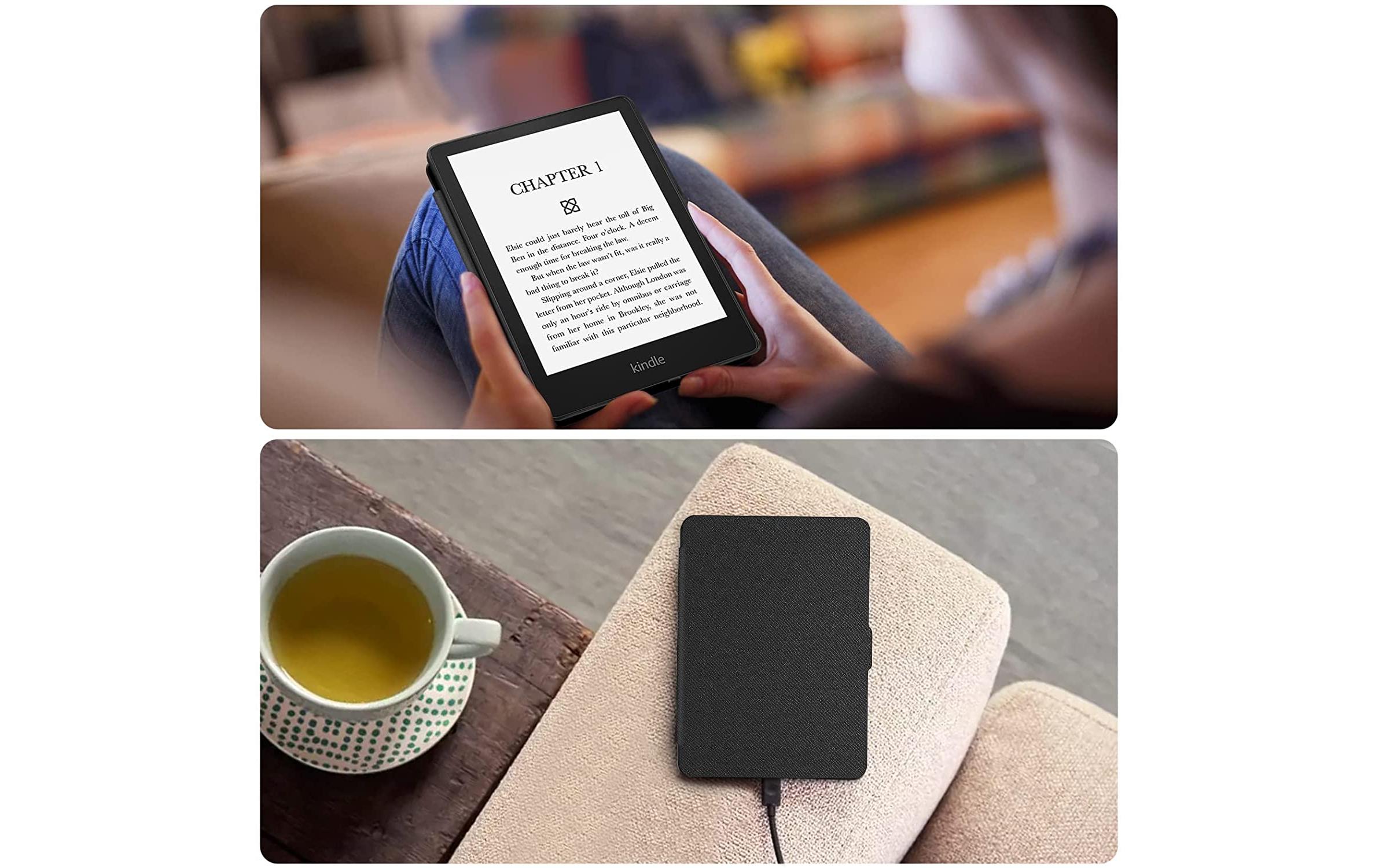 Amazon E-Book Reader Schutzhülle Kindle Paperwhite 2021 Kunstleder