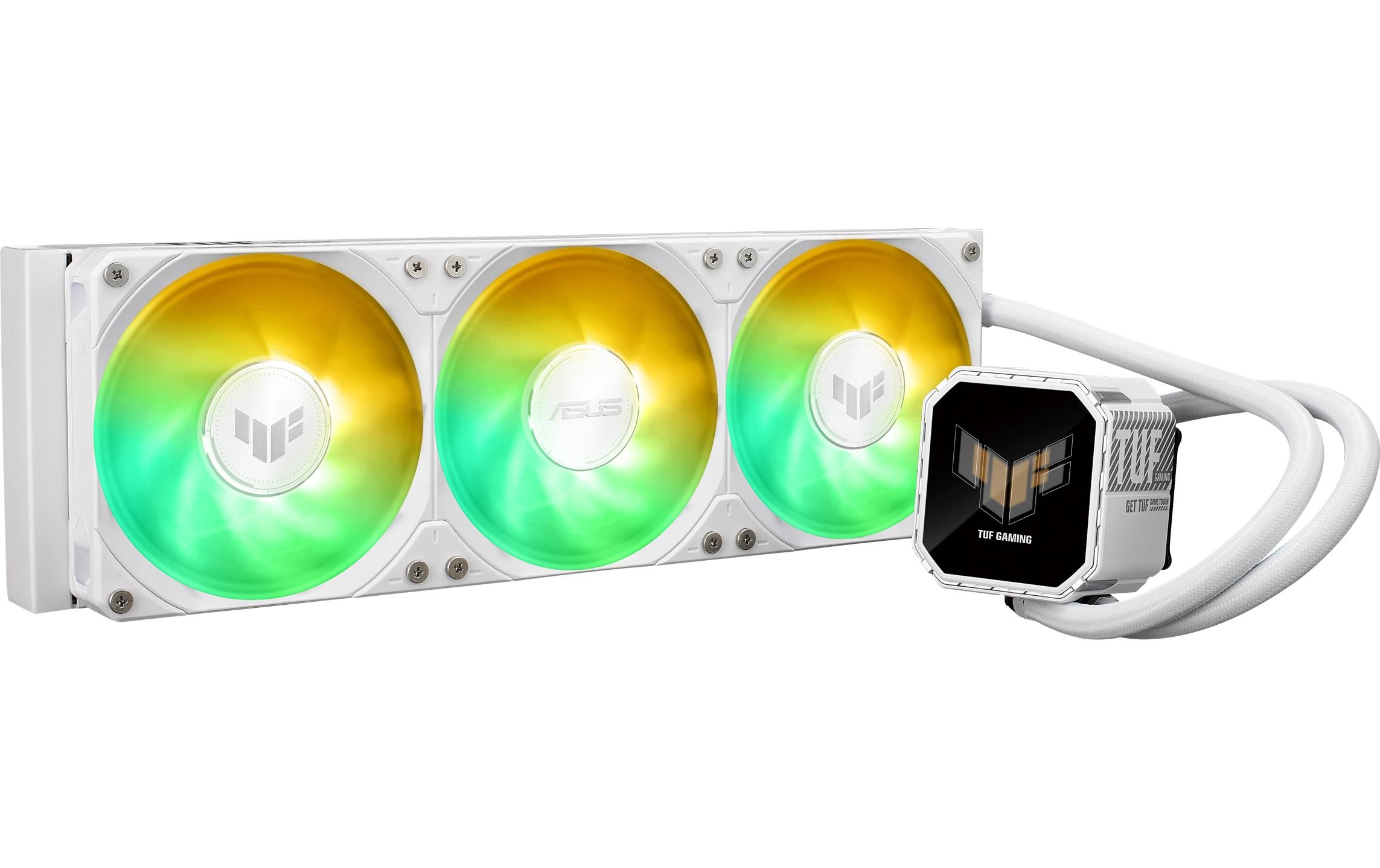 ASUS Wasserkühlung TUF Gaming LC III 360 ARGB LCD Weiss