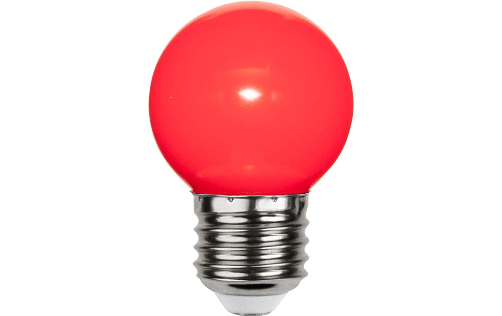 Star Trading LED Leuchtmittel E27 G45 Outdoor Lighting Rot, 1W, 220-240V